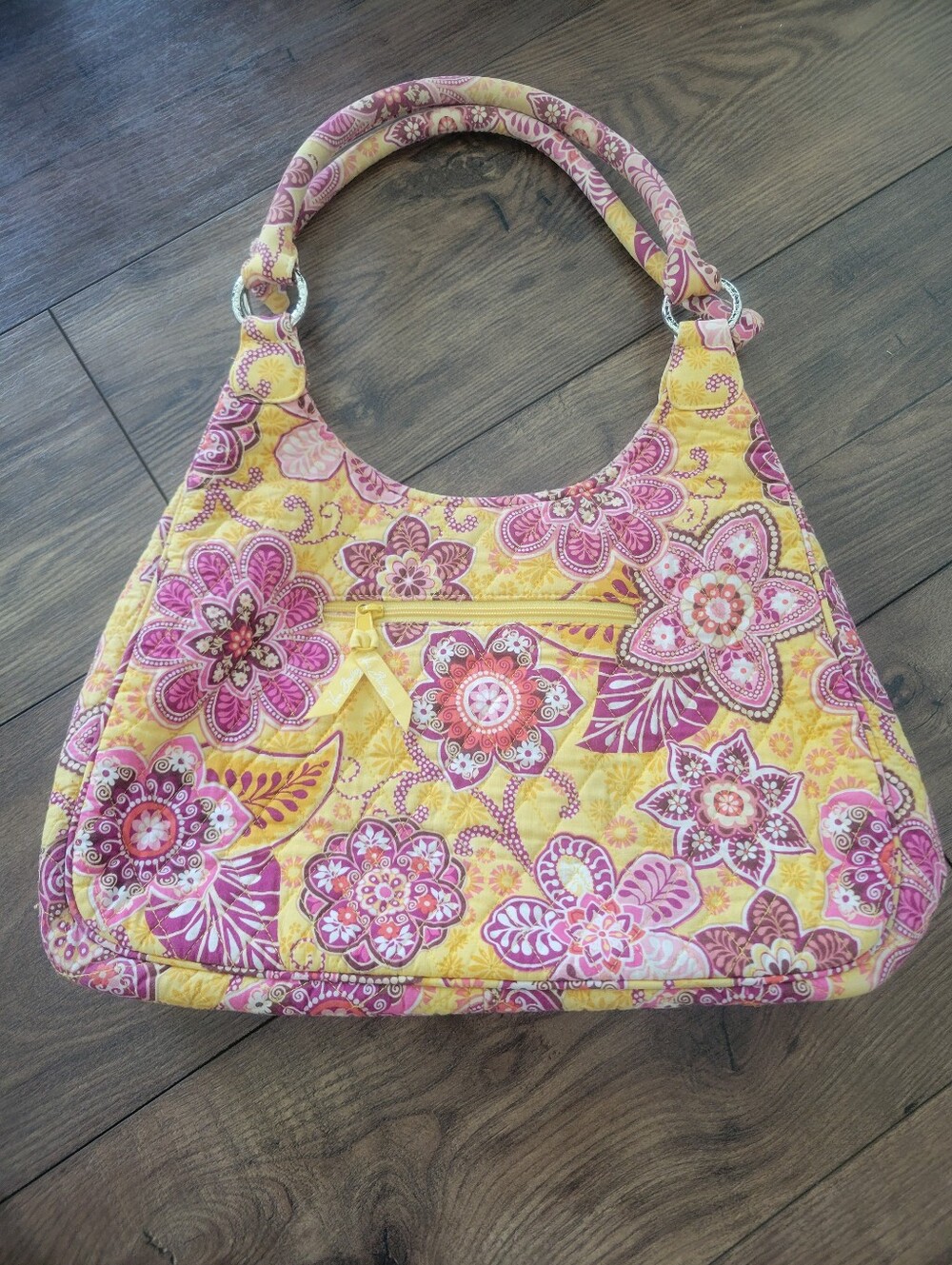 Vera Bradley Lisa B Hobo Shoulder Bag in "Bali Gold"